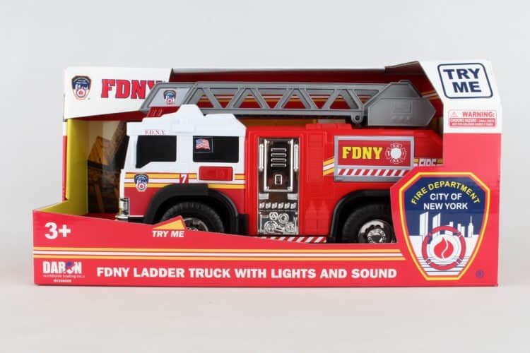 FDNY LADDER TRUCK WITH LIGHTS & SOUND